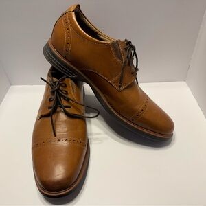 Nunn Bush Brown Leather Men's Dress Shoes